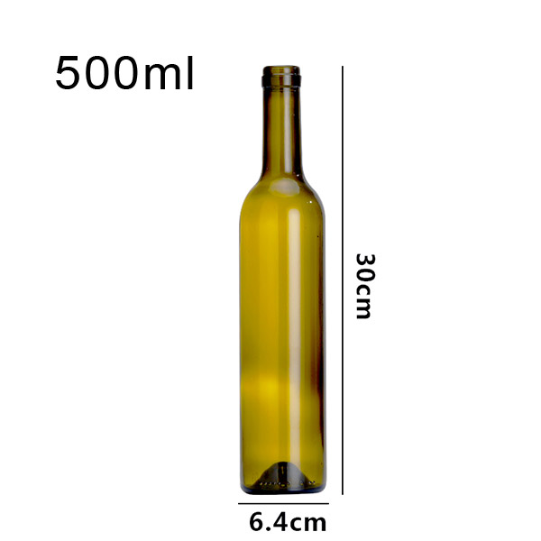 500ml red wine bottle