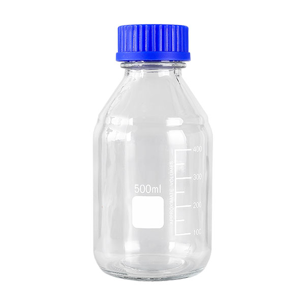 Blue cap reagent bottle