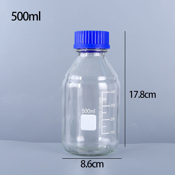 Blue cap reagent bottle