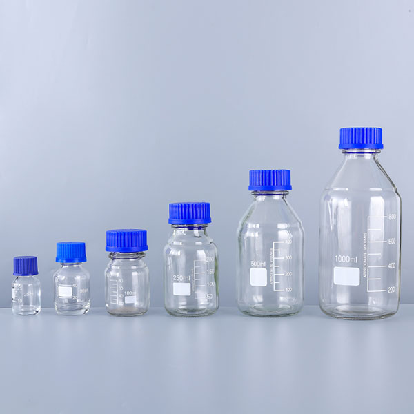 Blue cap reagent bottle