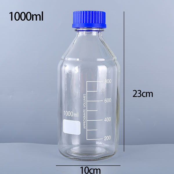 Blue cap reagent bottle