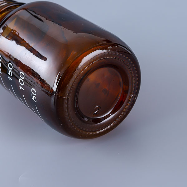 Amber blue cap reagent bottle
