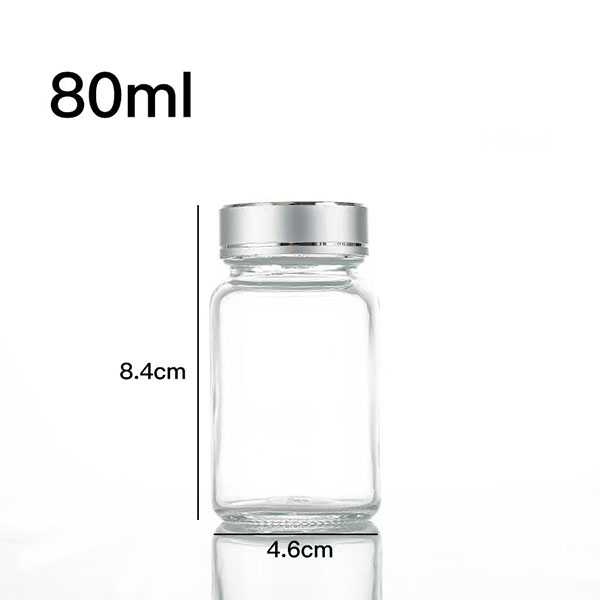 Capsule glass bottle