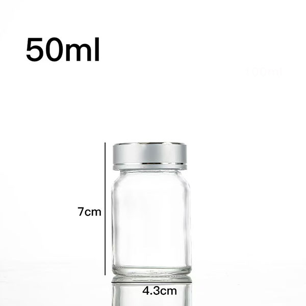 Capsule glass bottle