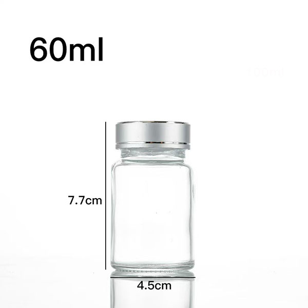 Capsule glass bottle