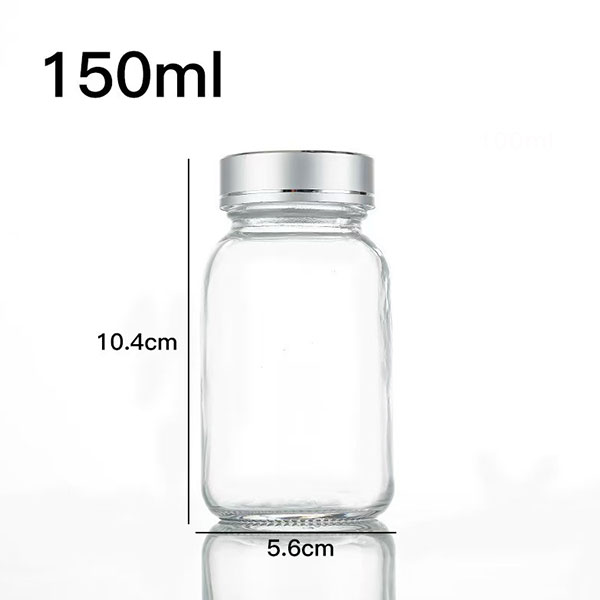 Capsule glass bottle
