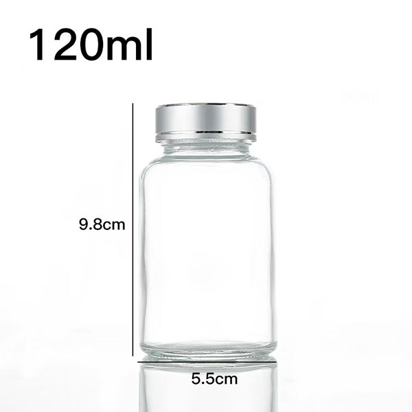 Capsule glass bottle