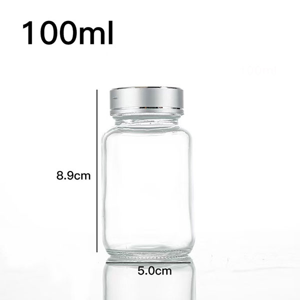 Capsule glass bottle