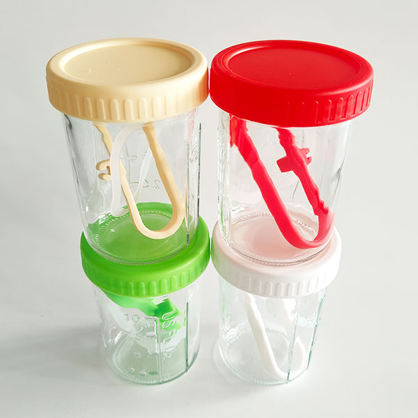 Oatmeal glass bottle