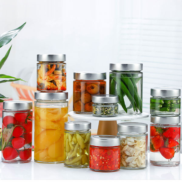 Jam glass jar