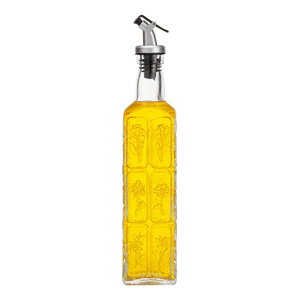 glass oil bottle